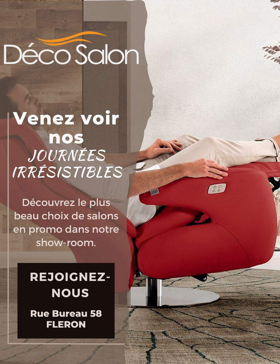 Magnifique fauteuil relax pivotant scandinave en cuir rouge